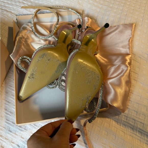 Match &Match Double Bow Slingback Pumps